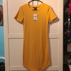 Forever 21 Mustard Short Sleeve Top